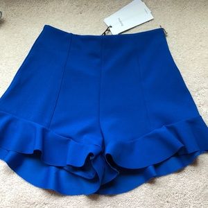 Blue high waisted shorts :)